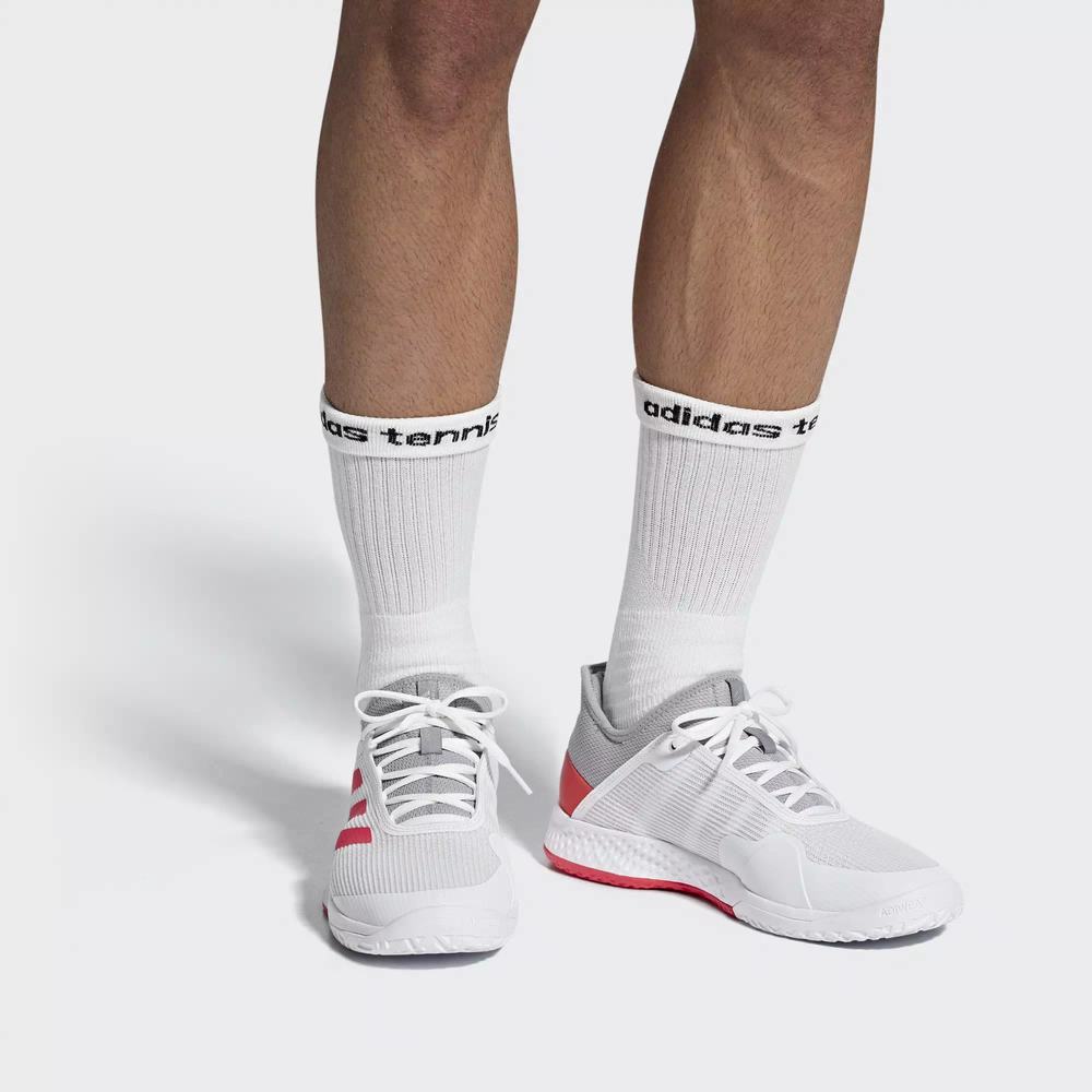 Adidas Adizero Club Zapatillas De Tenis Grises Para Hombre (MX-51095)